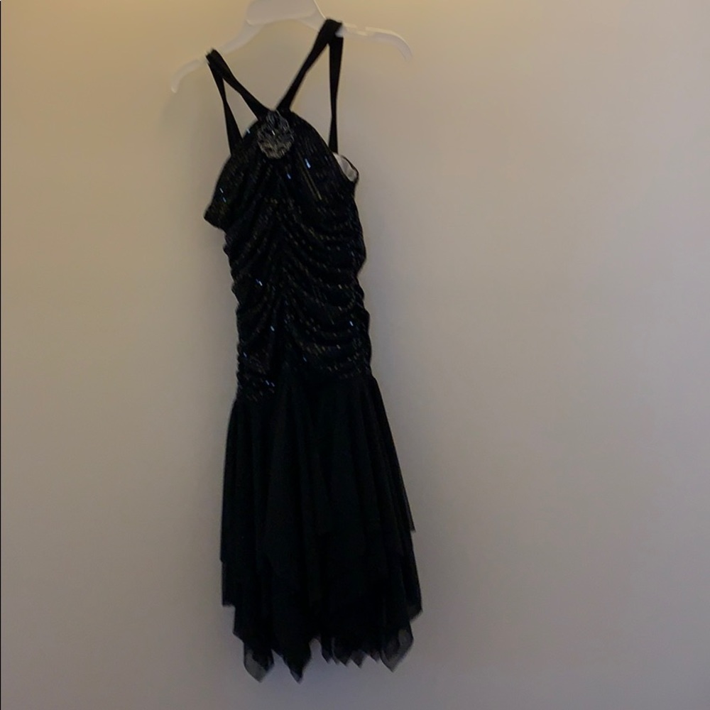 IZ Byer Girls Dress size 14 Like New‎ Black